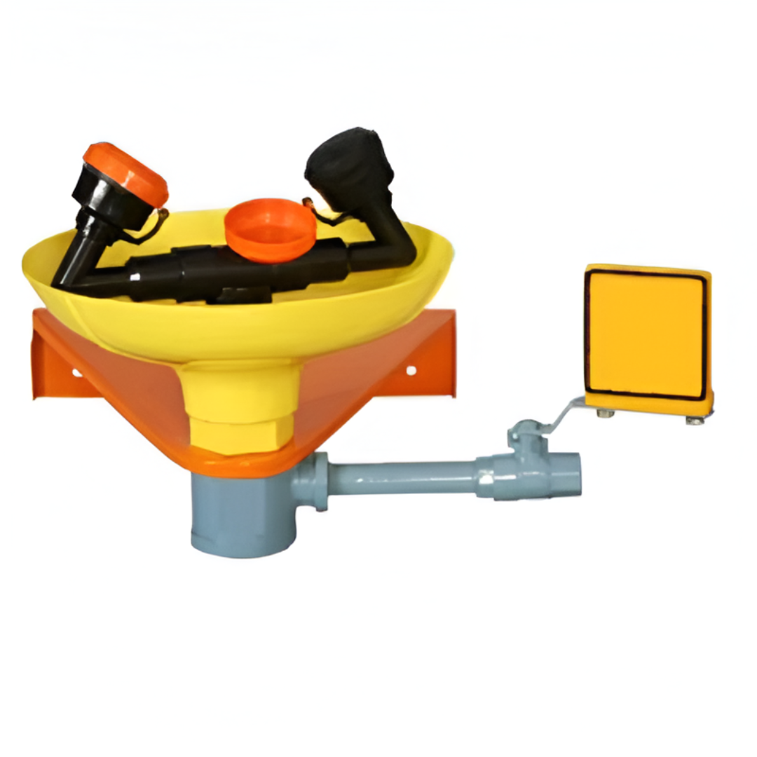 Bench mounted eye wash manufacturer India, bench mounted eye wash manufacturer Maharashtra, bench mounted eye wash manufacturer India – wall-mount eyewash station for lab emergencies